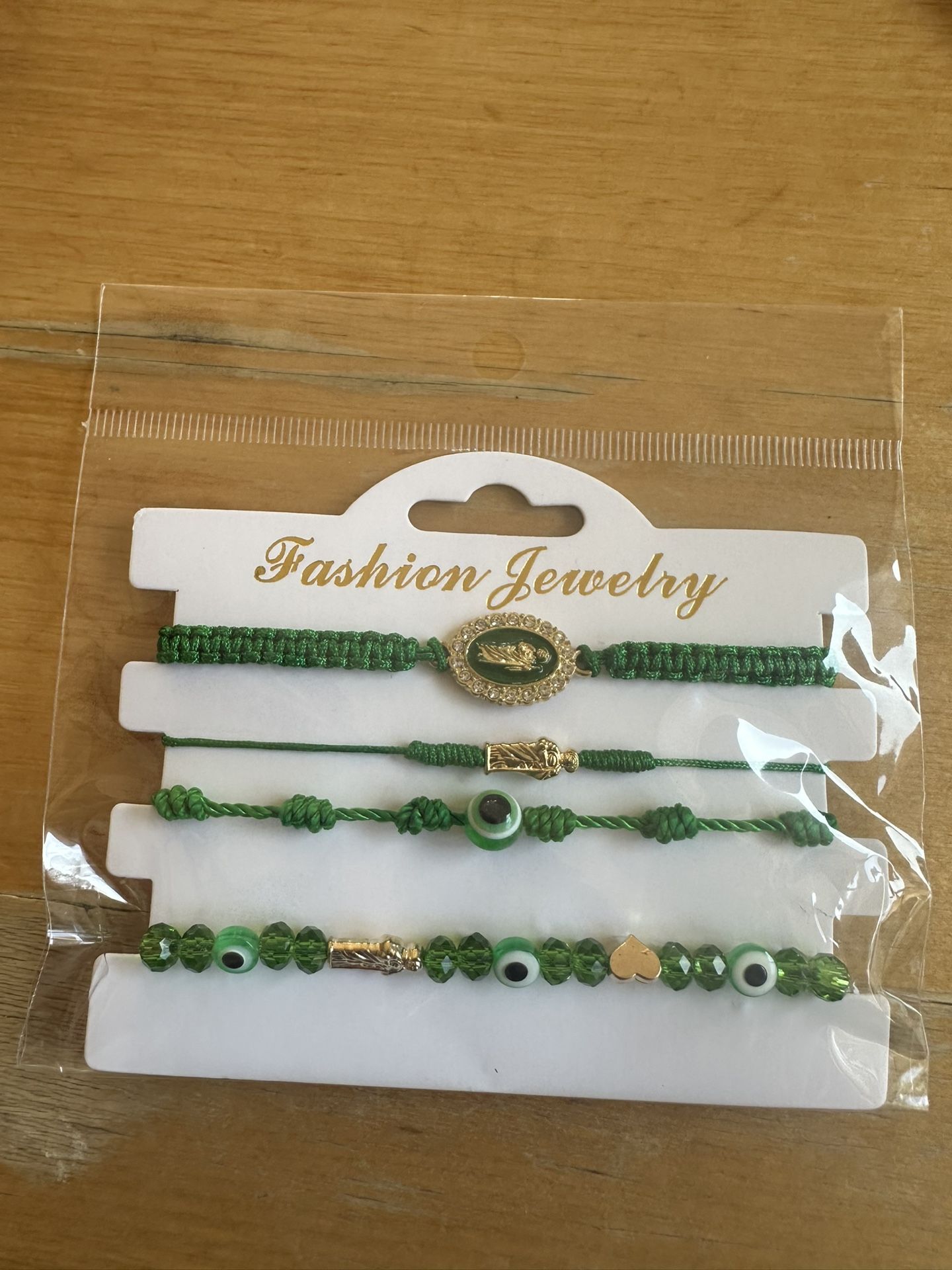 Green Evil Eye Bracelet