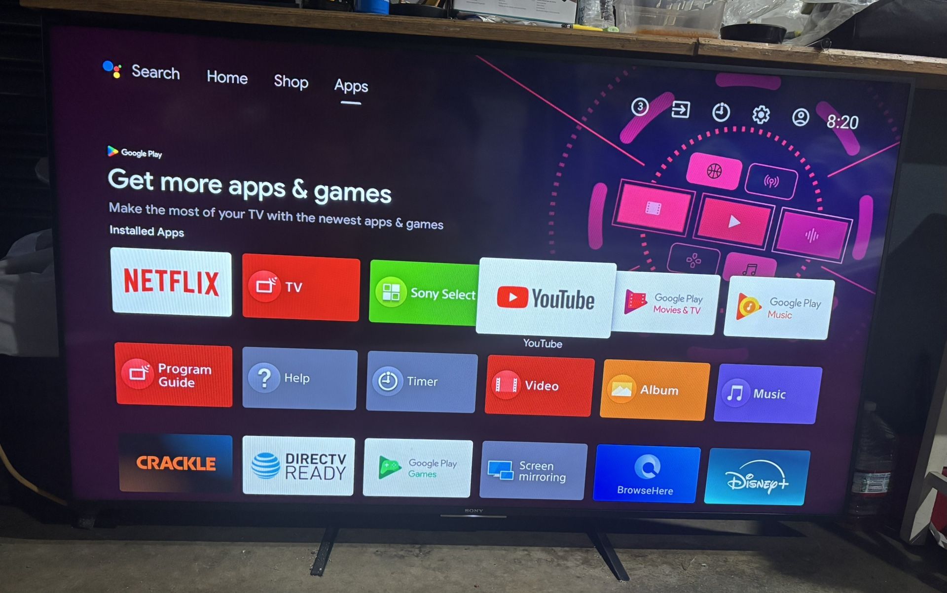 Sony Smart tv  75”