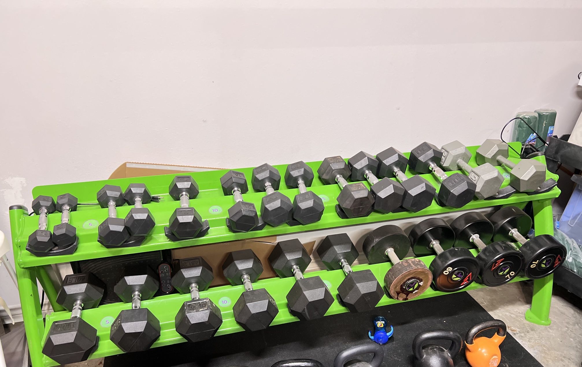 Free Weights With Rack