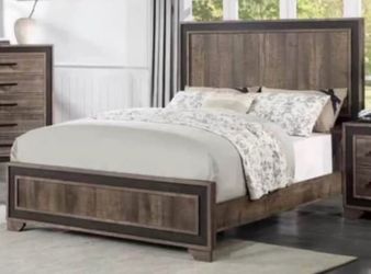 Queen chic master bedframe~ No mattress