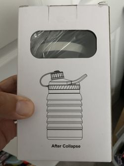 Rubber water bottle new