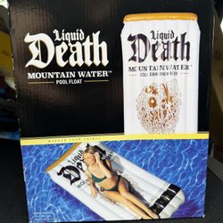 Liquid Death Mountain Water Pool Float 