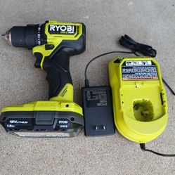 DRILL SET RYOBI 