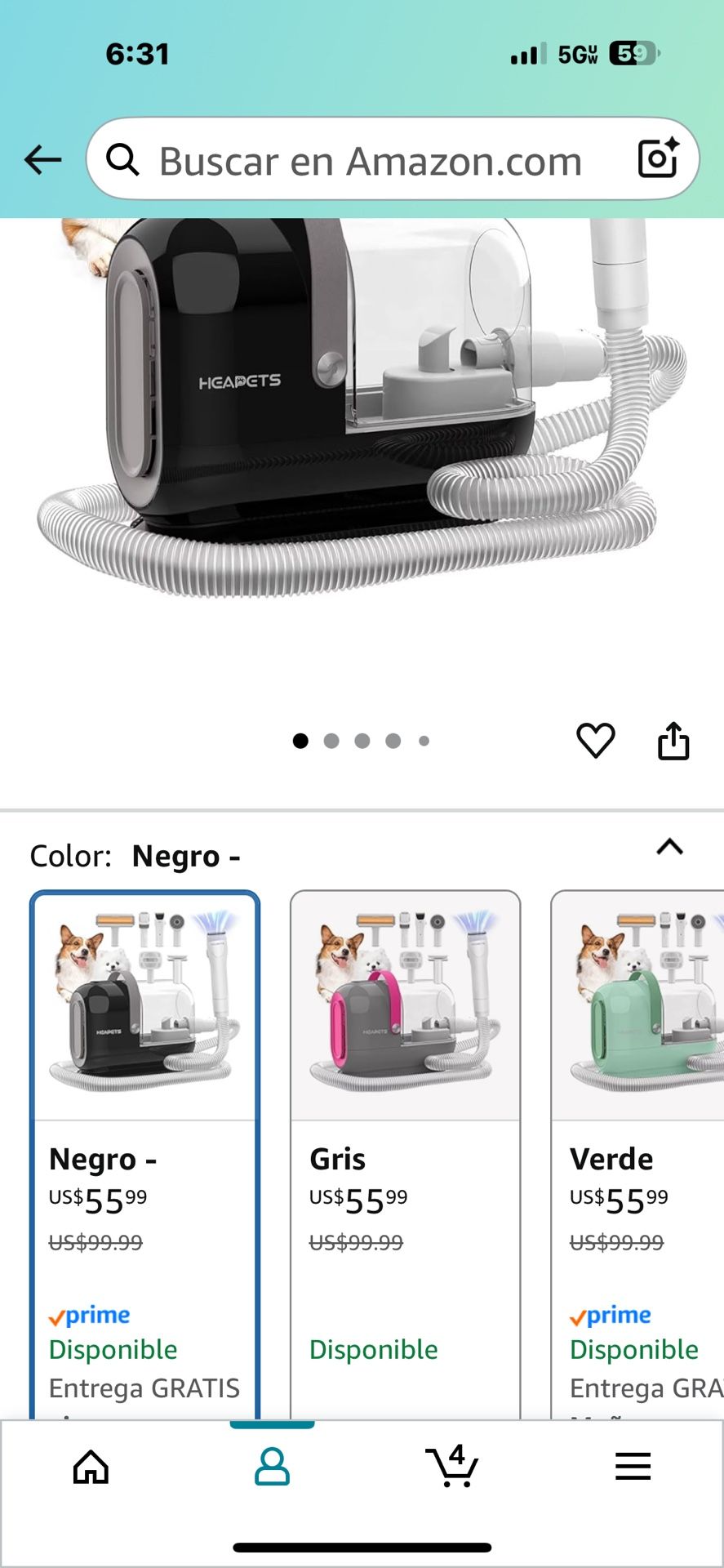 Heapets Dog Grooming Vacuum Kit
