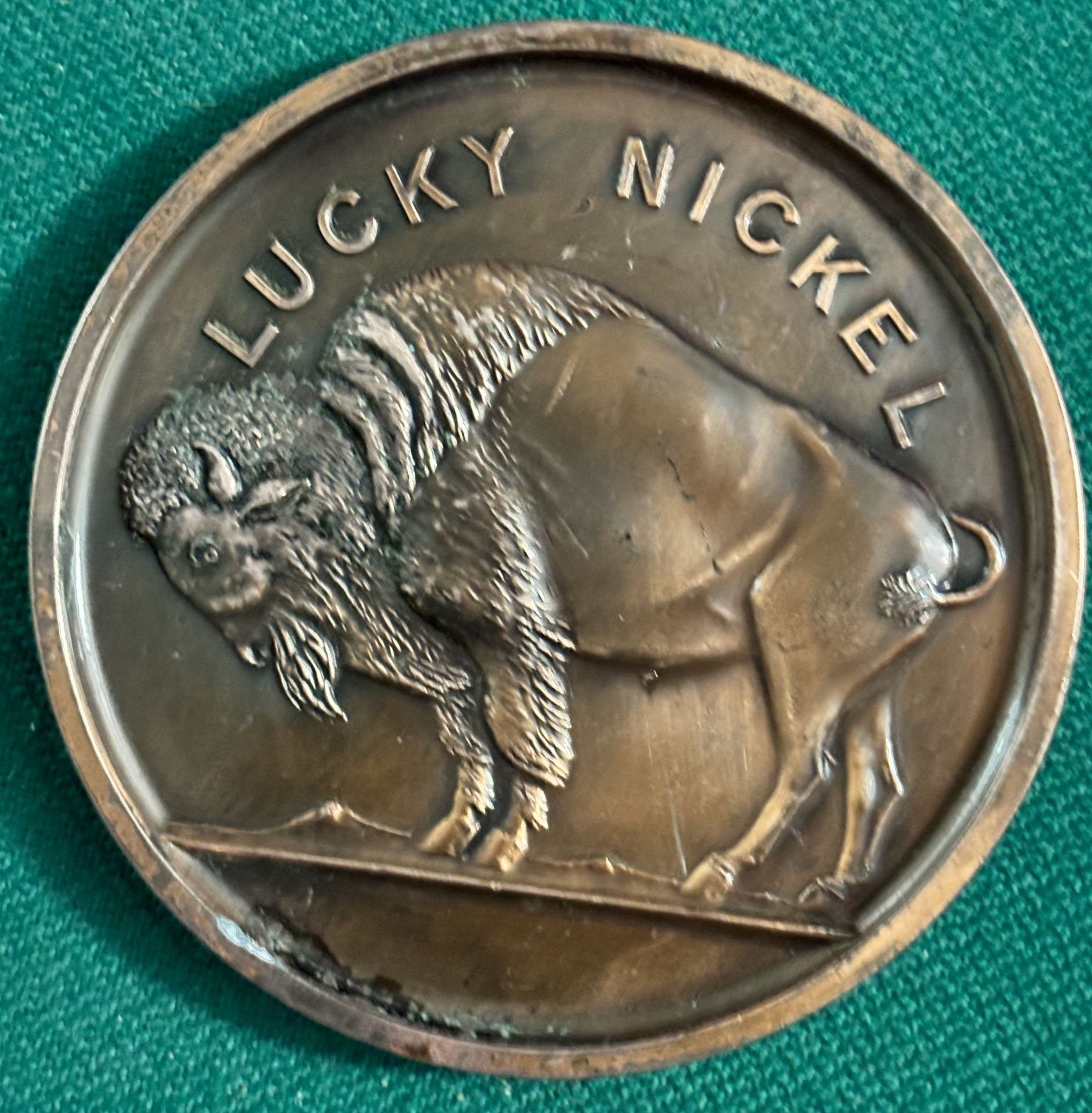 Lucky nickel Paperweight
