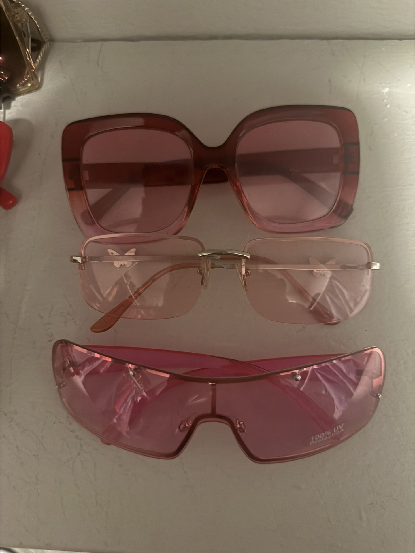 Pink sunglasses