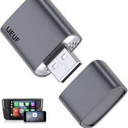 Wireless CarPlay Adapter for Apple iPhone 2025 Upgraded,Ultra-Low Lag,Stable Connection,Mini Apple Car Play Wireless Adapter for Cars with Built-in Wi