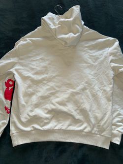 Sp5der Hoodie White/Red - Size Medium