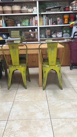 5 aluminio chairs furniture