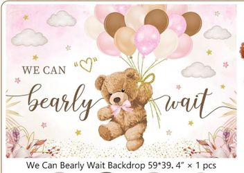 Baby shower backdrop