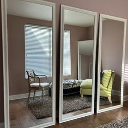 Stanley Works Sliding or Floor Mirrors - $300 or $100 each (Longwood - Markham Woods Corridor)