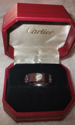 Cartier Sterling Silver Ring Size 8