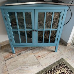 Blue TV Stand