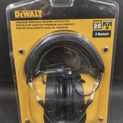 DeWalt Premium Wireless Hearing Protector Earmuffs -Black/Yellow