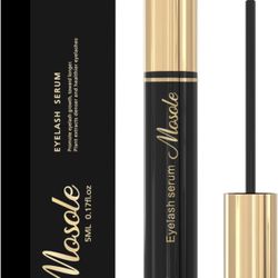 Premium Eyelash Growth Serum - 5ml Fuller & Longer Looking Eyelashes Lash Enhancing Serum for Natural Lashes or Lash Extensions & Brows, Vegan & Cruel