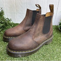 Dr. Martens 2976 BEX CHELSEA BOOTS men size 11 new $180Dark Brown Crazy Horse