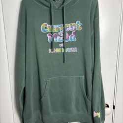 John Mayer Current Mood Hoodie Lisa Frank Men's 2XL Green Sweatshirt SUPER RARE