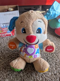 Fisher-Price Laugh & Learn Smart Stages Musical Talking Plush Toy Puppy Dog