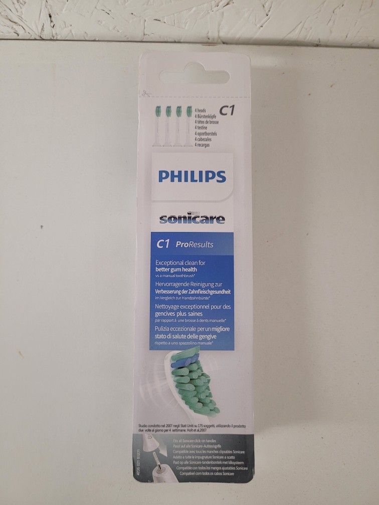 Original Philips Sonicare C1 ProResults 4-per Pack HX6014