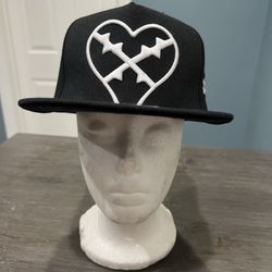 Disney Kingdom Of Hearts Snapback Hat One Size Black NWT