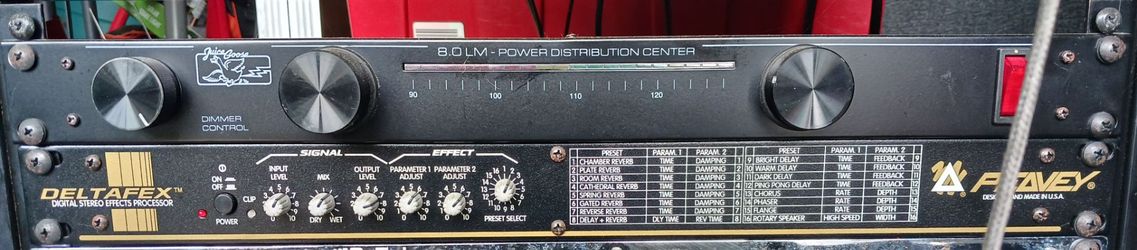 VINTAGE PEAVEY DELTAFEX DIGITAL STEREO EFFECTS PROCESSOR *READ THE DESCRIPTION & SEE ALL PICS*