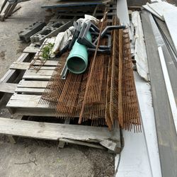 Mixed Wire Mess And Rebar 