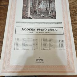 Modern Piano Music Fifth And Sixth Grade Vintage
