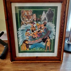 Custom Framed Limited Edition Disney's Animal Kingdom Print