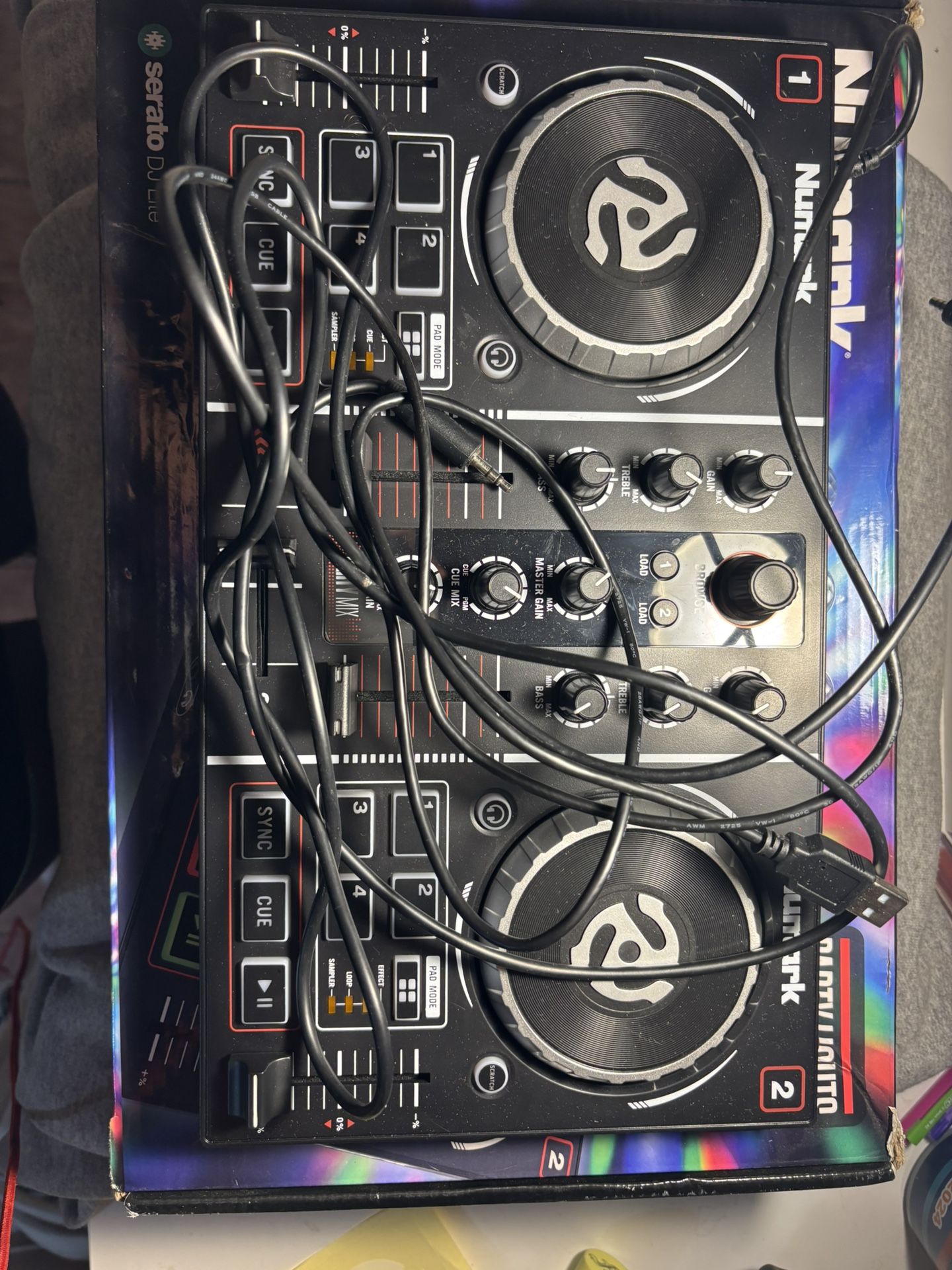 Party Mix DJ Controller With Built-in Light Show