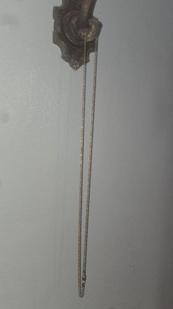 Yellow gold rope chain 26 "