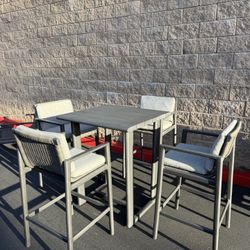 Restoration Hardware Bar Table and Stools