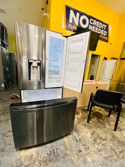 Refrigerador negra a pagos