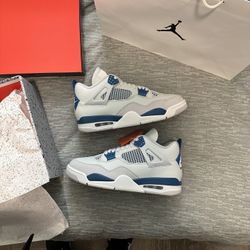 Jordan 4 Industrial Blue Aka Military Blue Size 10.5