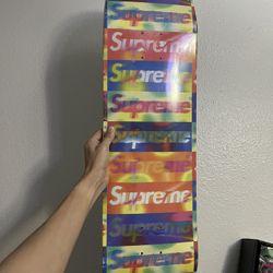 Supreme Distorted Logo Deck 