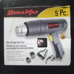 5 pc Dual Range Heat Gun NEW!