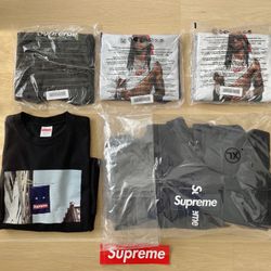 Supreme Tees and Hoodie