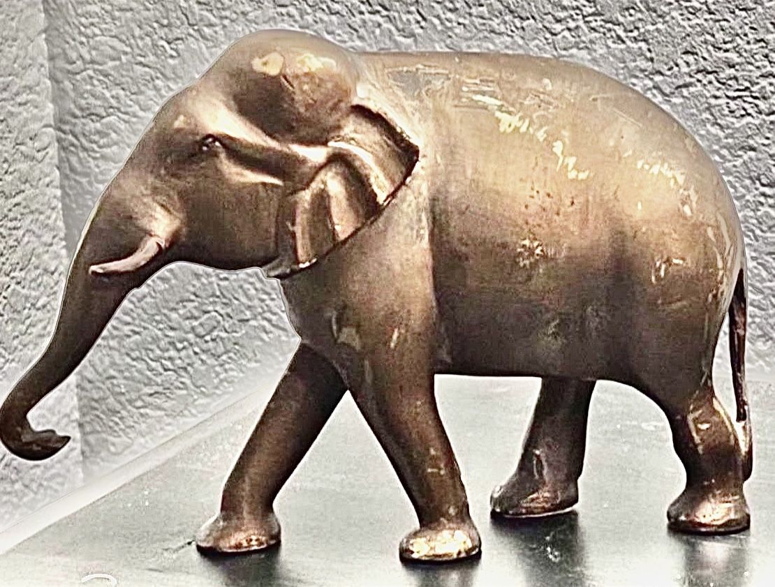         Antique Brass Elephant 