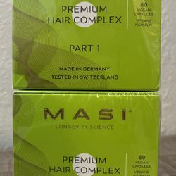 MASI Premium Hair Complex Part 1 Part 2 Each $30 