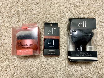 2 makeup brush and blush New