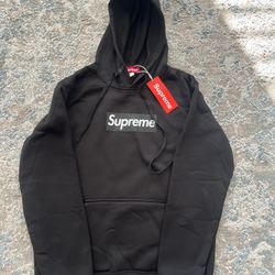 Supreme Seoul Box Logo Hooded Sweatshirt Black