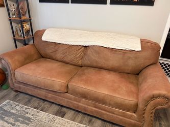 Brown sofa