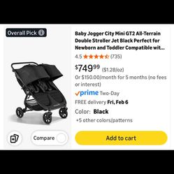citymini Gt double stroller With Rain Cover Etc