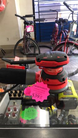 1003 Craftsman Corded 5” Random Orbit Palm Sander W/Dustbag 594543