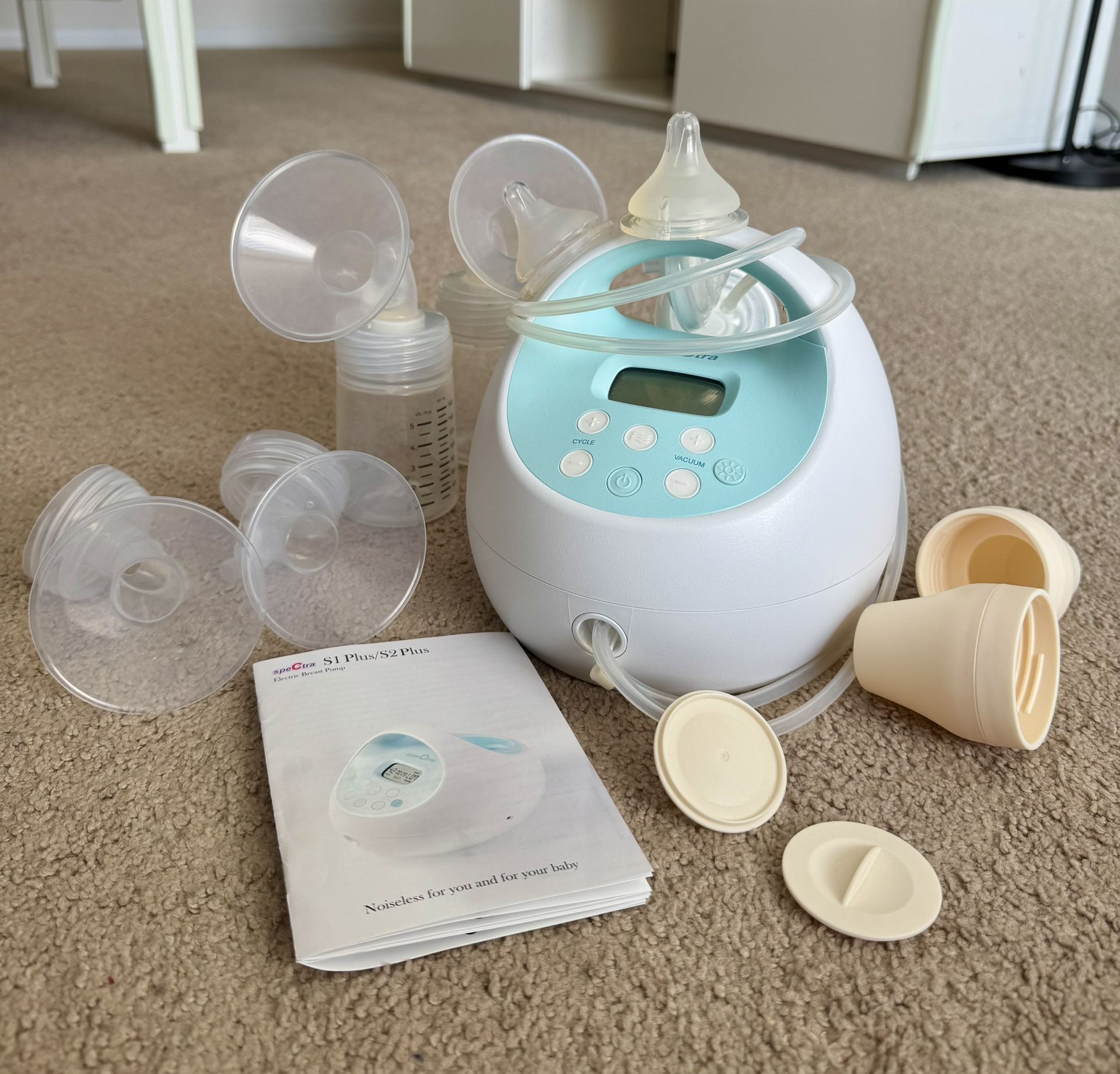 Spectra Breast pump With All Accessories And Storage Bag