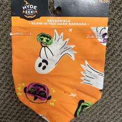 Pet Reversible Glow in the Dark Bandana