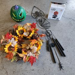 Halloween Fall Home Decorations lot decor