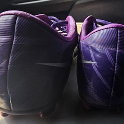 Nike Mercurial Vapor Superfly Iii- Metallic Purple Size 6