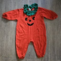 #Halloween #Baby #Pumpkin #Costume  #24mos