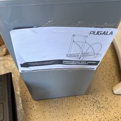 Pull Out Trash Can Under Cabinet, Under Sink Trash Can for 7-13 Gallon Trash Can, Adjustable Garbage Can Pull Slide Out for Kitchen Cabinet (Trash Can