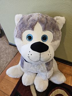 Giant Husky Teddy Bear